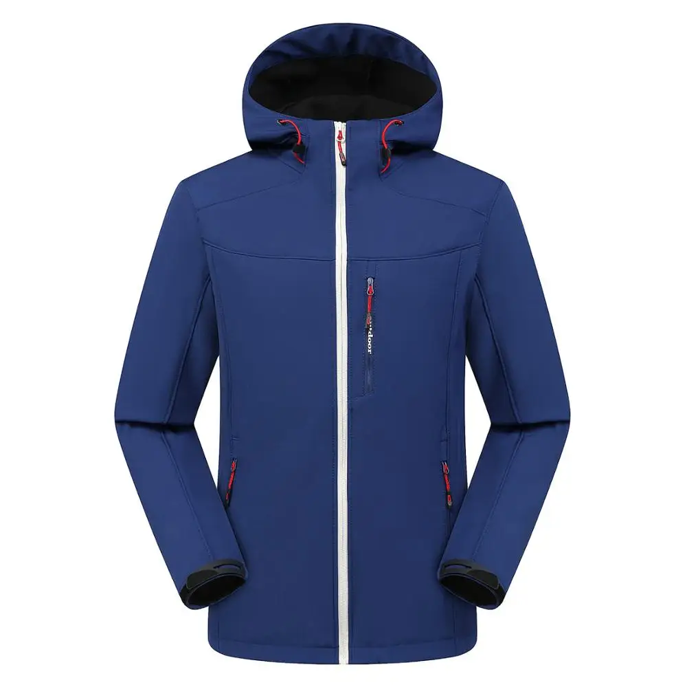 
Waterproof jacket embroidery ykk hiking jackette for men 