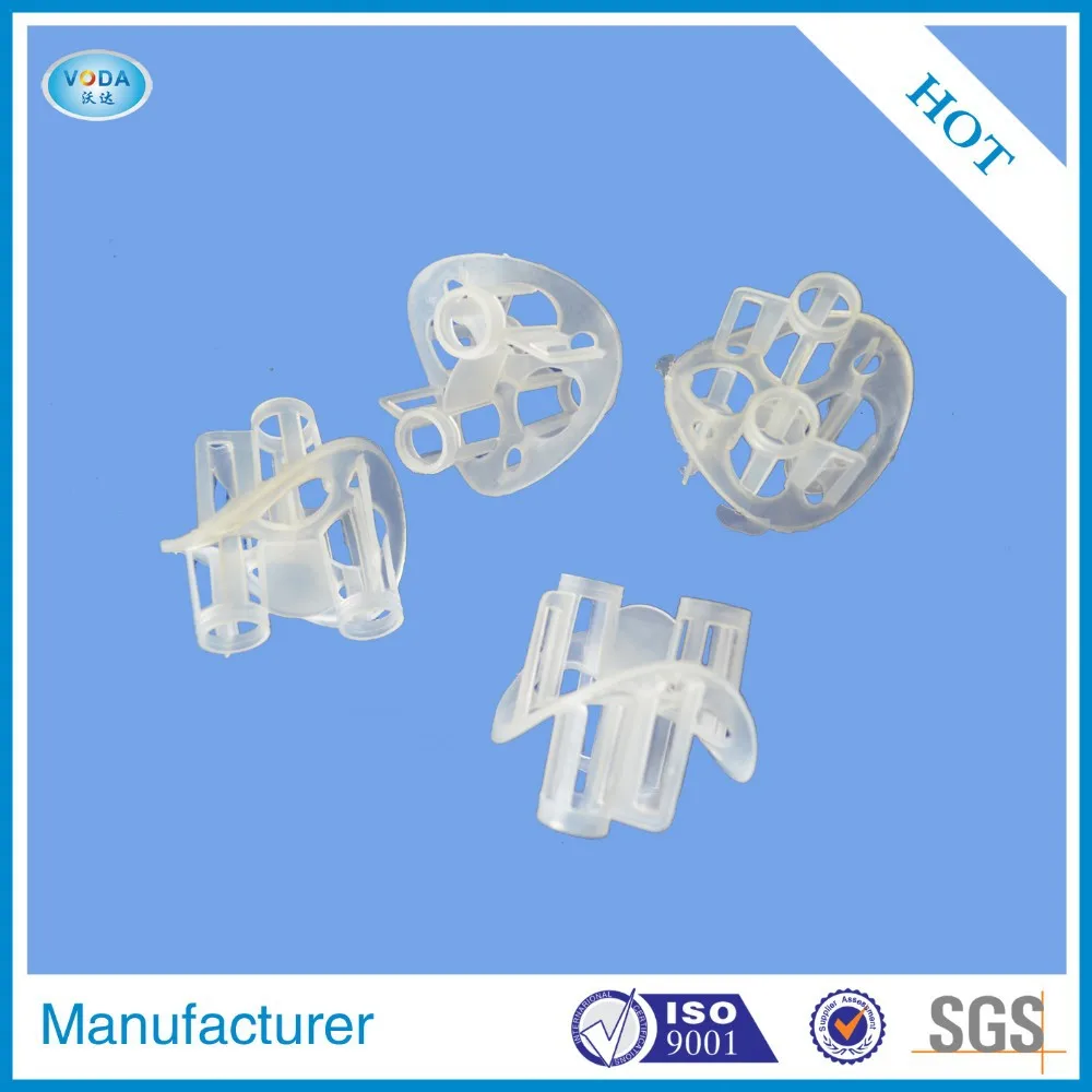 38mm 50mm 76mm 100mm PP Plastic Heilex Ring Used For Tower Packing