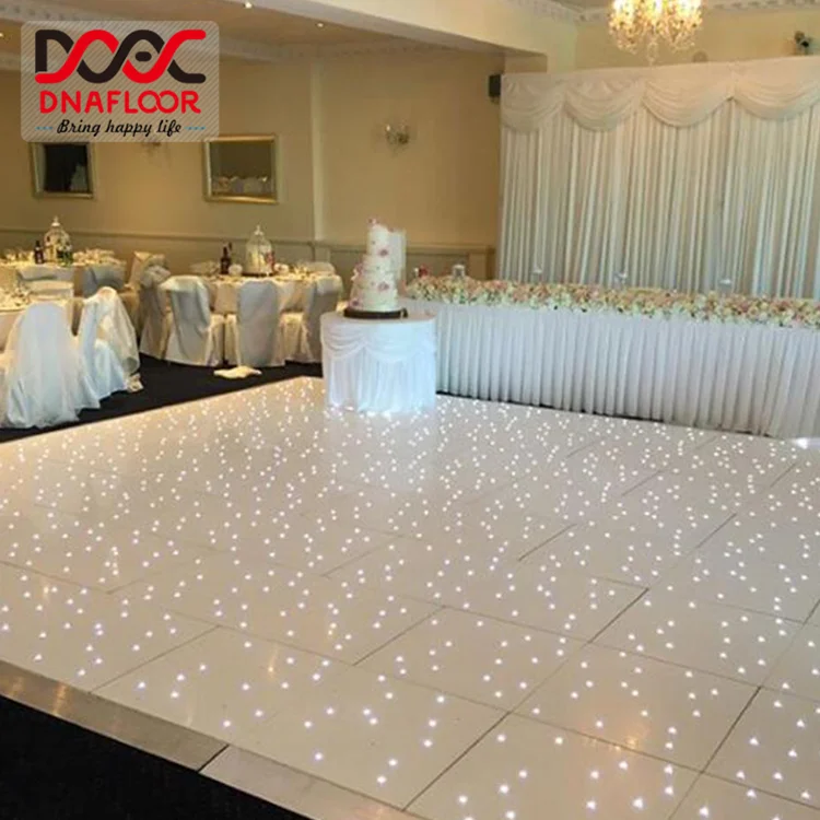 Виниловая бесшовная наклейка, портативная цена, складная круглая уличная ПВХ блестящая белая танцевальная пол для свадебной вечеринки