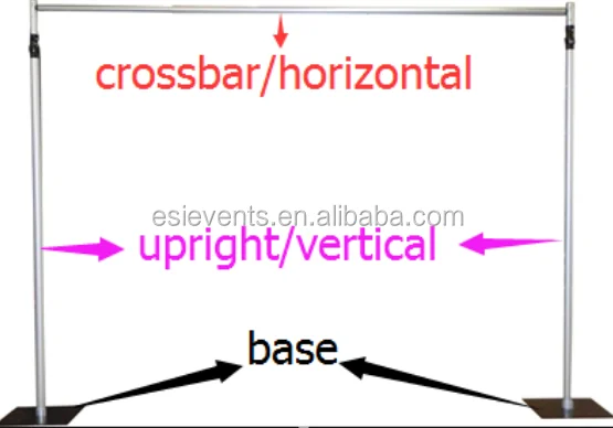 ESI factory Wholesale pipe and drape wedding backdrop stand for wedding