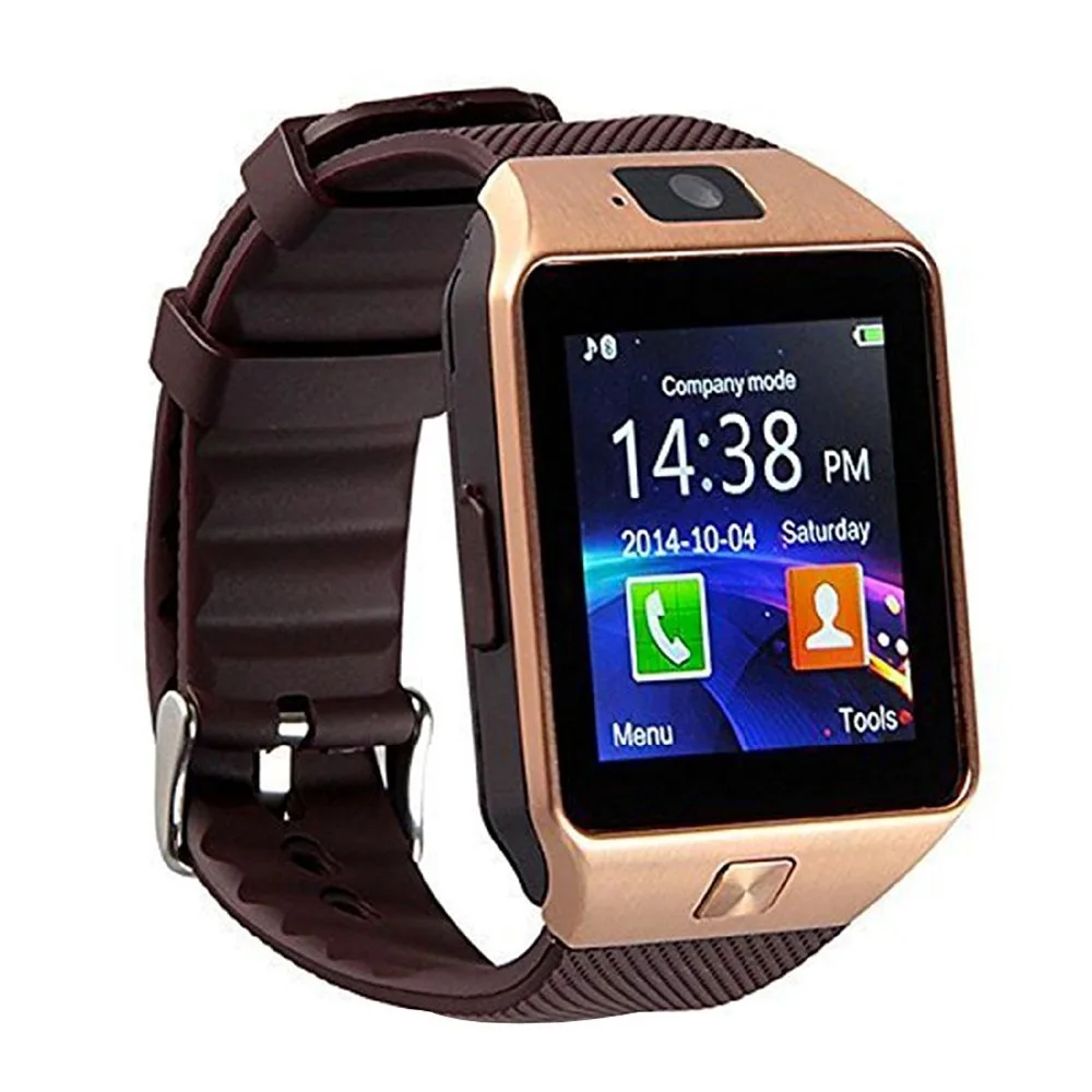 Dz09 Telofono Smart Watch SmartWatch with Sim TF Card Camera Anti-lost for Android Smartphones