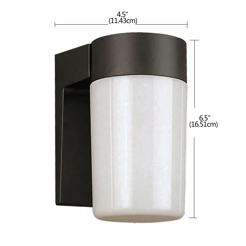 mounted led down light square cob light led outdoor fixture luminaire lantern garden wall lamp