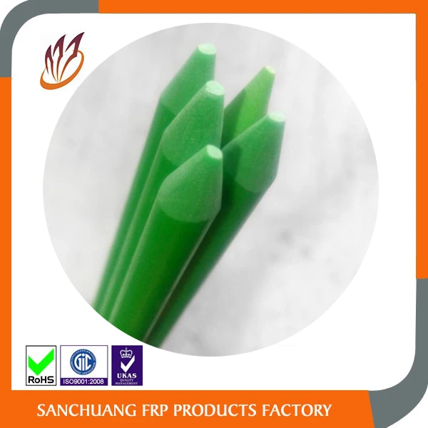 
6mm and 8mm Colorful Fiberglass Plant Stakes,Tomato Stakes and Vineyard Grape Stakes 