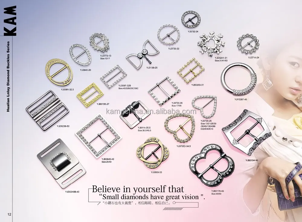 Nickel Free Kam Garment Accessories women alloy belt buckle