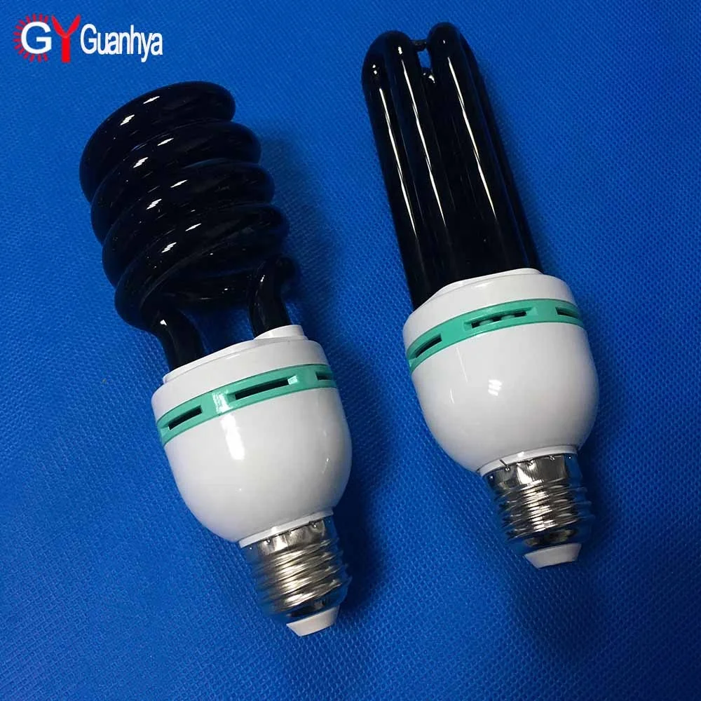 Spiral lamp UV Black bulb E27 365nm 220v for trapping insects