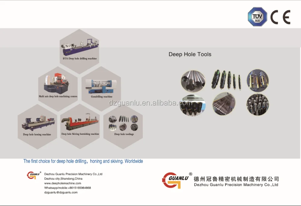 BTA Drill Head for CNC Deep Hole Drilling Machine