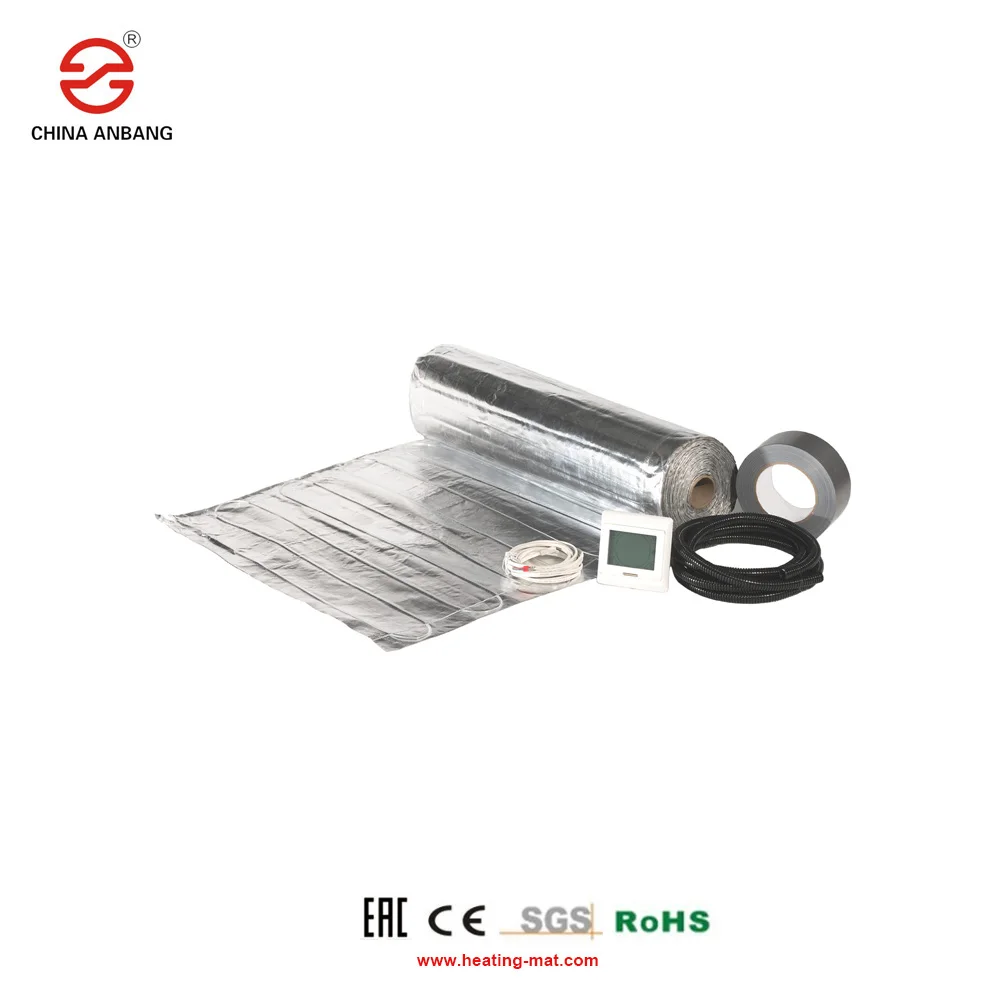Under Carpet / Under Vinyl Heating Kit - 150 W/M2 USA Foil Heater System
