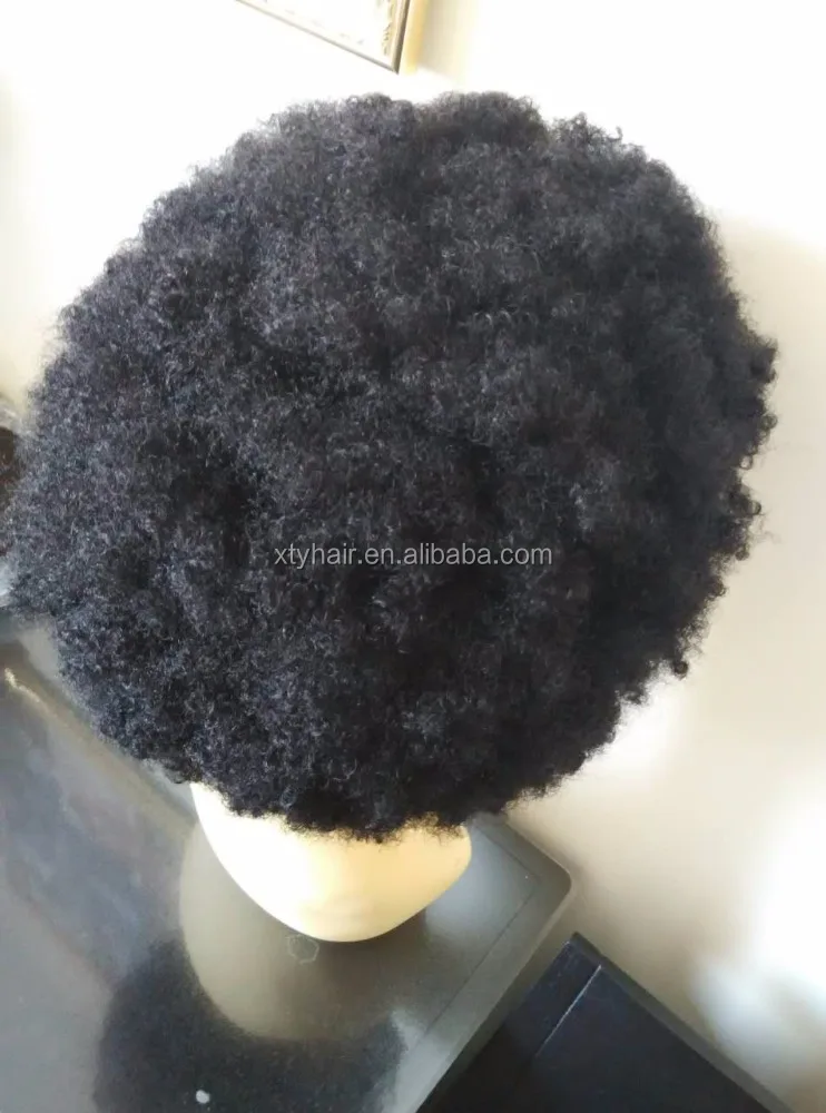 Michael Jackson style afro lace wig 100% human hair full lace wig, lace front wigs black men