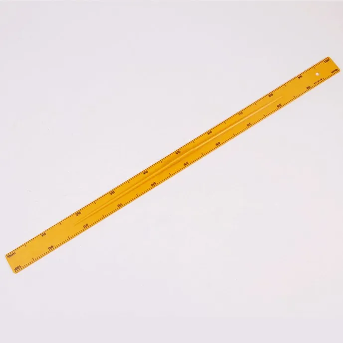OEM Plastic School Rulers Straight Scribing Cutting 100cm/1 Meter/39inches One Side 5000pcs 5000pcs One Side Measuring Tools