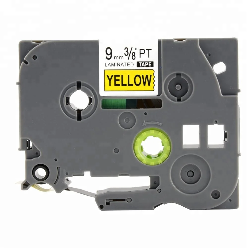 
 9 мм черный на желтой TZ-621 этикетка машина Кассетная лента  