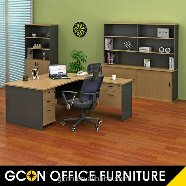 Hot sales Modern Office Furniture U-shaped and Hutch boss office Desk