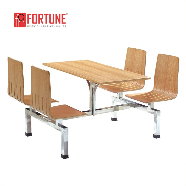 Новинка и Лидер продаж мебель для гостиниц 4мя сидениями подключен стол и стулья, мебель (FOH-XM08-587)