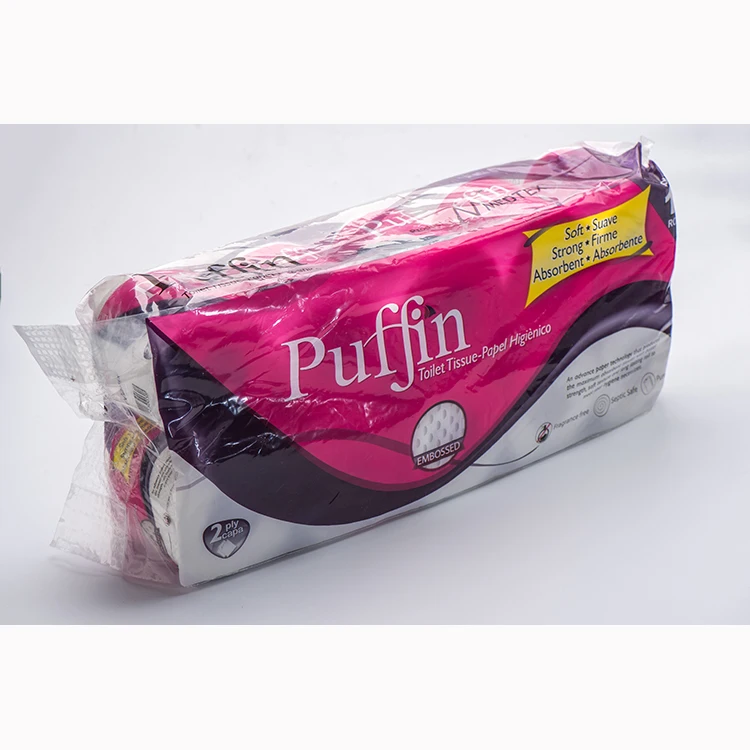 White or pink customized colored toilet paper