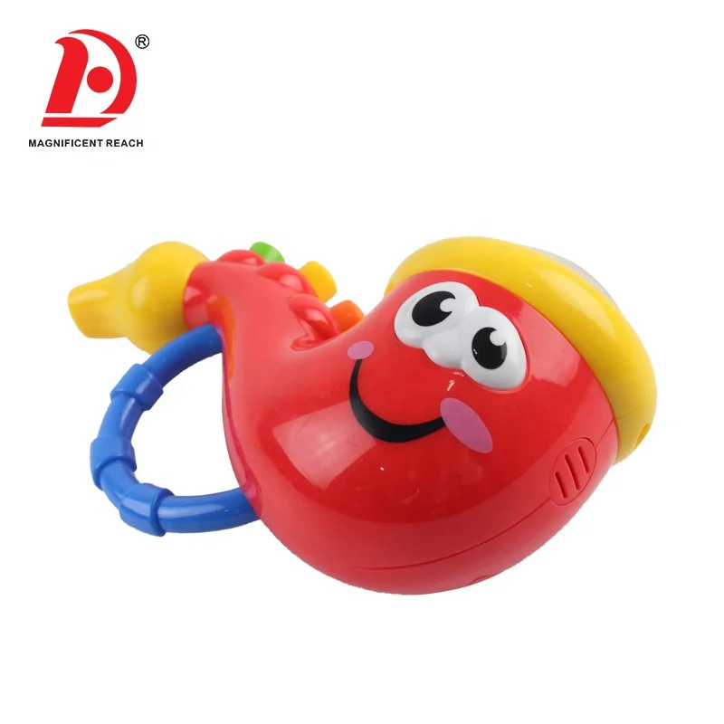 HUADA 2019 Interesting Learning Education Kids Cartoon Musical Toys Instrument Saxophone Toy