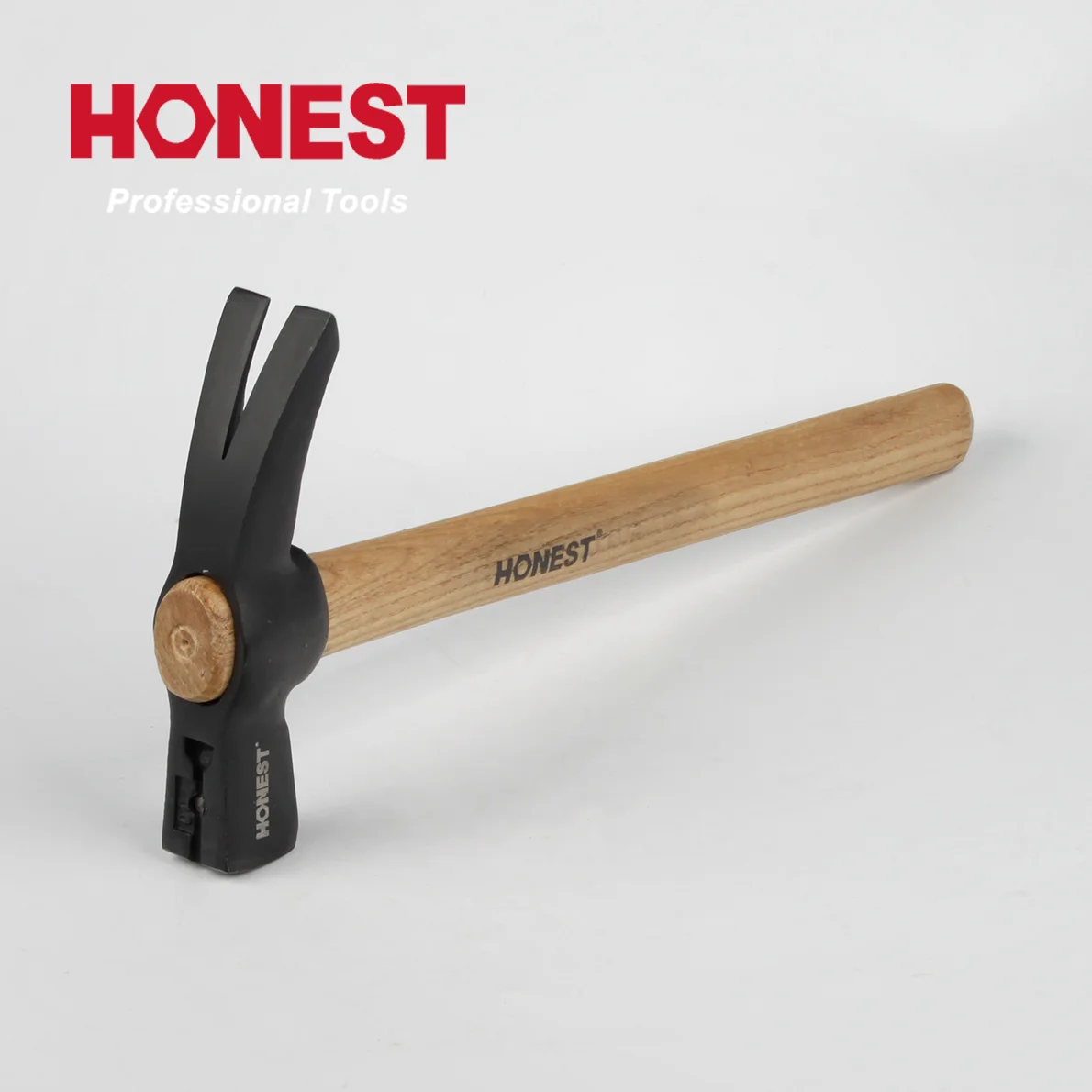 
Professional Multi-functional 700g French Type Claw Hammer With Forged Steel Head hardwood handle 