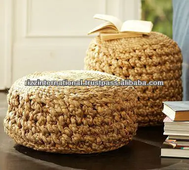 Round Poufs Living Room Furniture Home Stool & Ottoman Modern Outdoor Fabric home decoration items