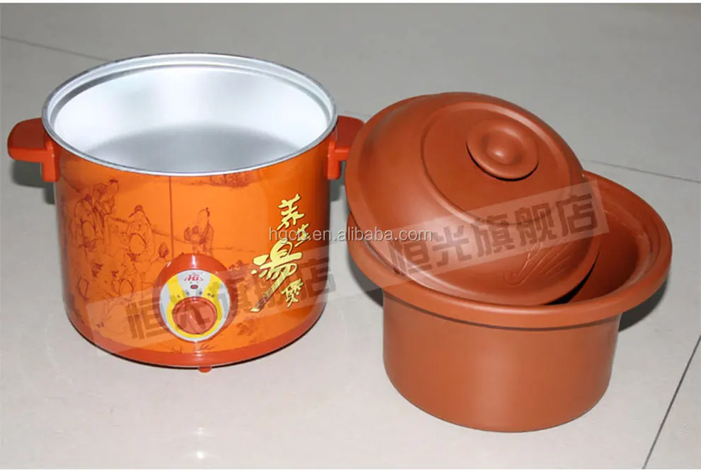 Hot Sale High Quality Purple Clay Electric Cooker Stewpot with gift package