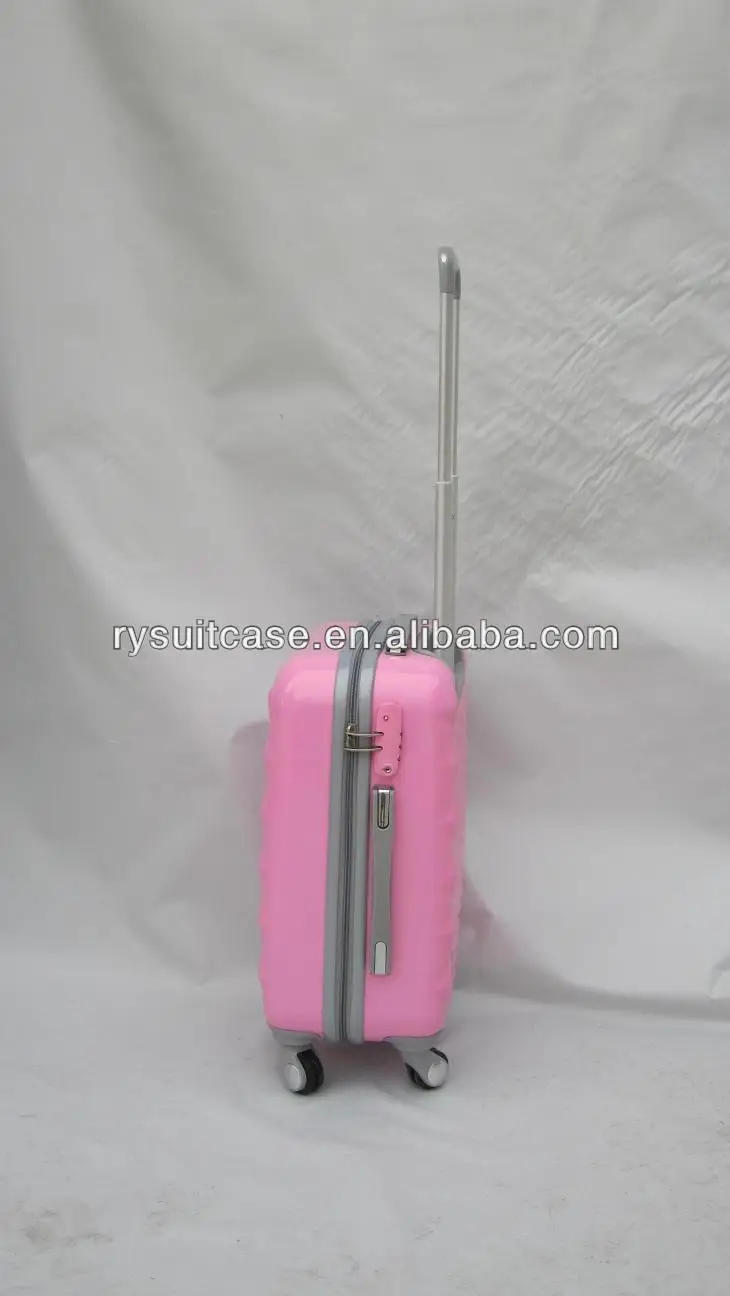
New products ABS+PC abs bright color travel luggage trolley suitcase 