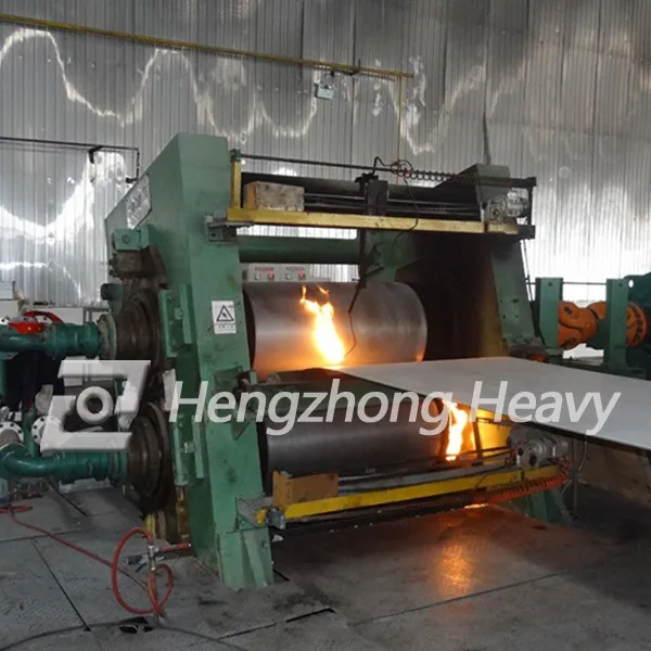 Horizontal aluminum continuous casting machine for aluminum sheets