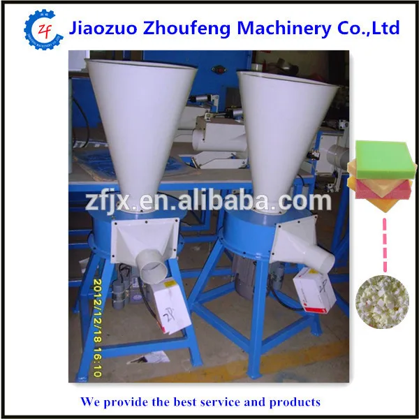 50-120kg/hour Plastic Sponge offcut Sponge Grinder Foam Breaker