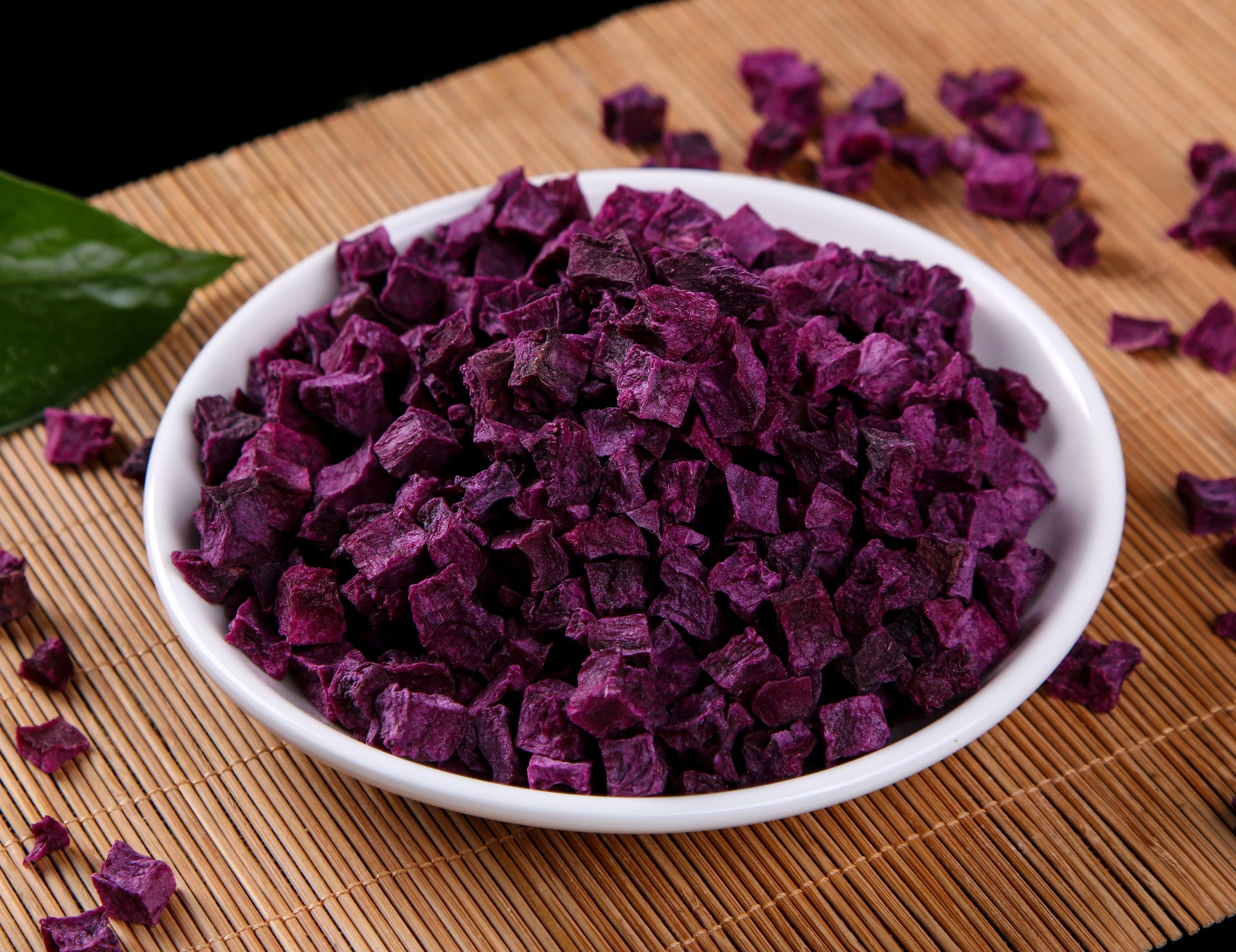  Organic dehydrated food dried vegetables purple potatos granules in