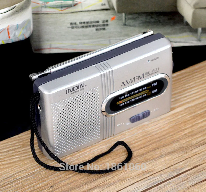 World Universal Portable Pocket AM/FM Radio from China mini handheld all band Player Set Built in Speaker small Receiver BC-R21