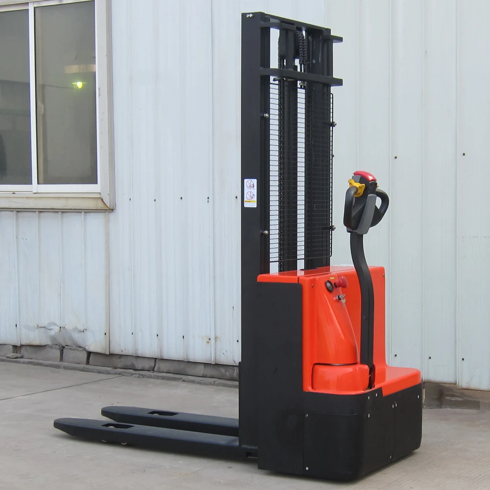 Fully electric pallet stacker battery mini forklift pallet truck
