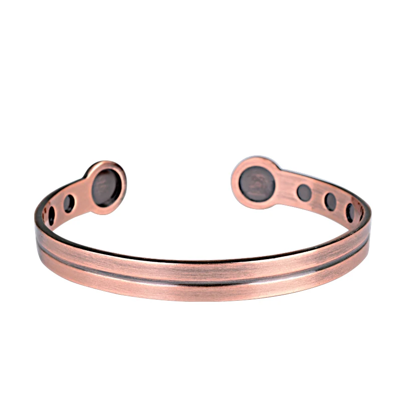 Wholesale Anti-Radiation Health Energy Magnetic Red Copper Bracelets