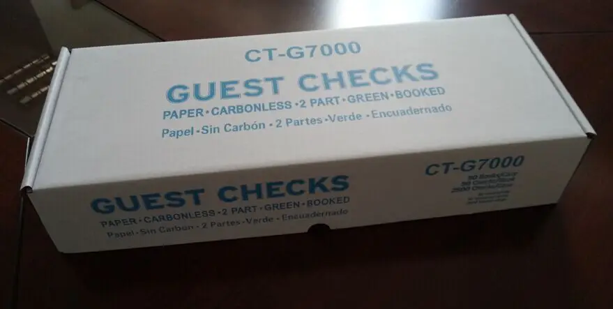 2024 CT-G7000 Guest check, notebooks and memo pads