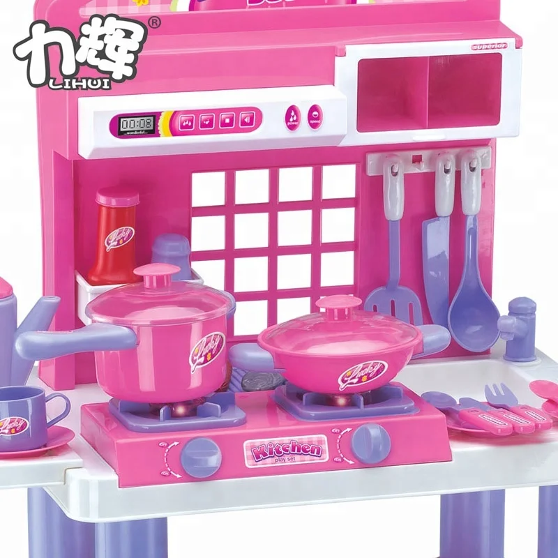 
Role Play Kids Kitchen Cooking Set Toy Juguetes Para Los Ninos 