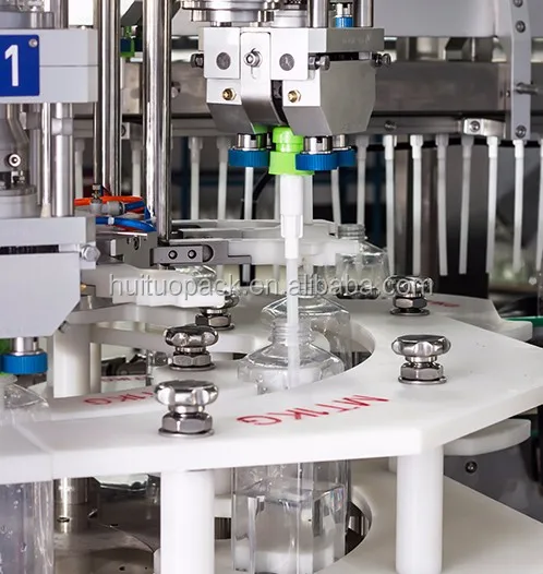 Automatic high speed capping machine for press-on, screw-on and pumps spray, dispenser and trigger