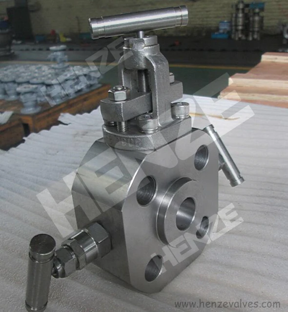 High Pressure 6000psi CL2500 Monoflange DBB Valve