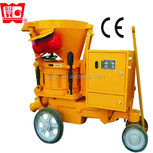 
PZ-6 dry mix shotcrete machine gunite pumps for 6m3/h output 