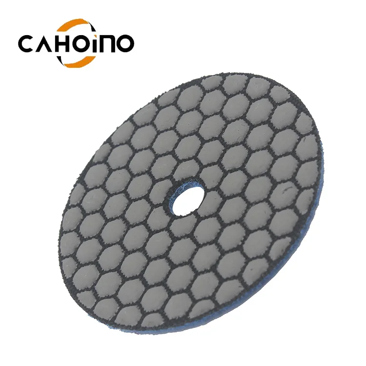 4 Inch Diamond Dry  Granite Marble Buffing And Polishing Pads For Stone