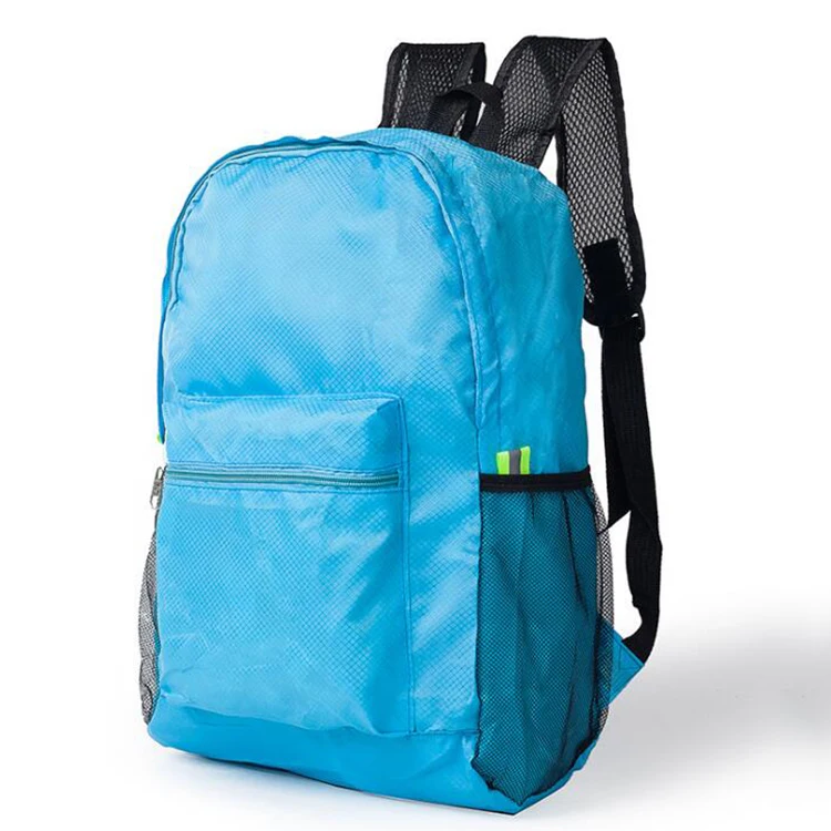 Wholesale fashion polyester smell proof waterproof travel foldable laptop bags backpack