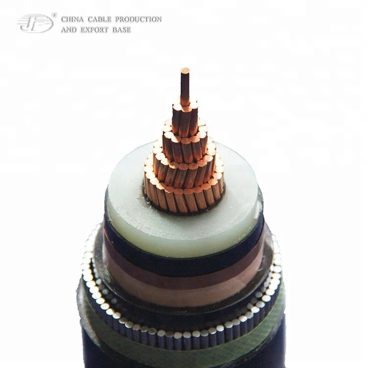 36/66KV медь/кабель с изоляцией из сшитого полиэтилена/AWA/ПВХ кабель питания