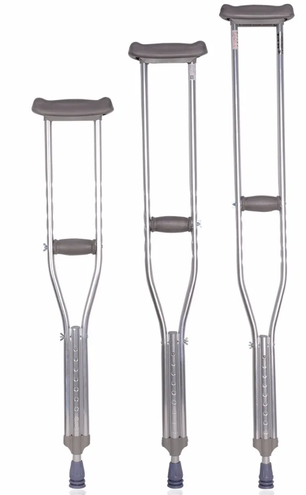 Wholesale aluminum alloy or stainless steel adjustable crutches for adults