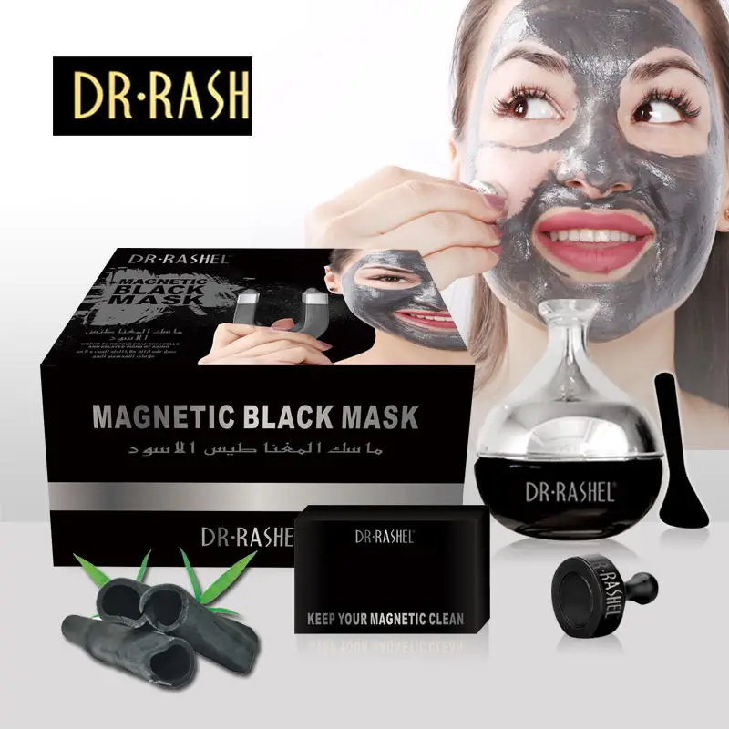 DR.RASHEL New Arrival Collagen Magnetic black Face Mask blackhead remover Magnetic mud mask