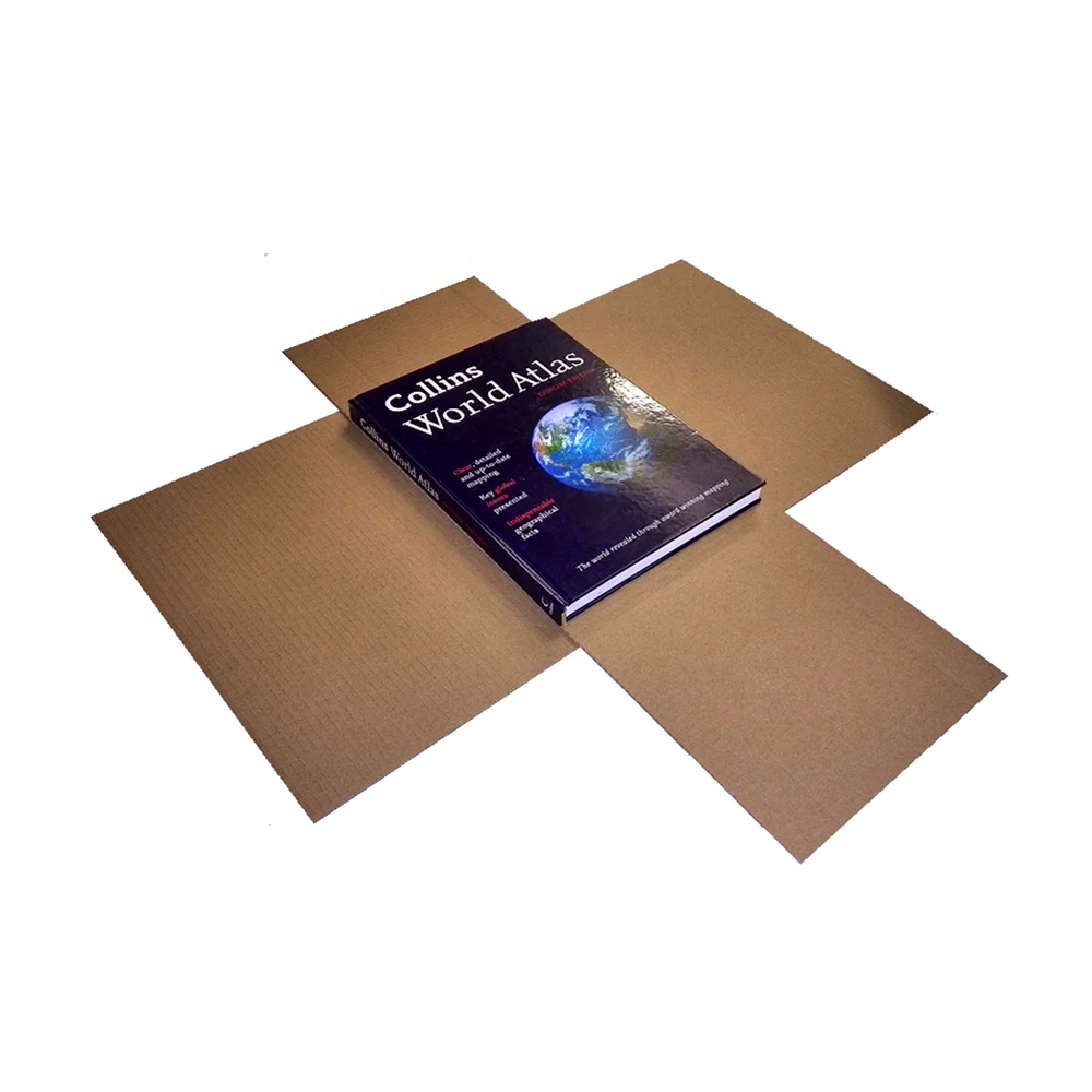 Corrugated paperboard shipping mailing box for book CMYK print book mailers cardboard