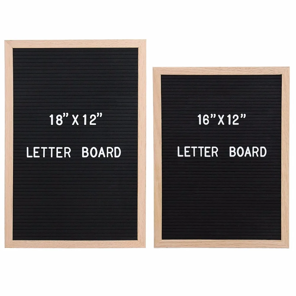 Wholesale 16*20 Inch Wooden Frame Felt Letter Board