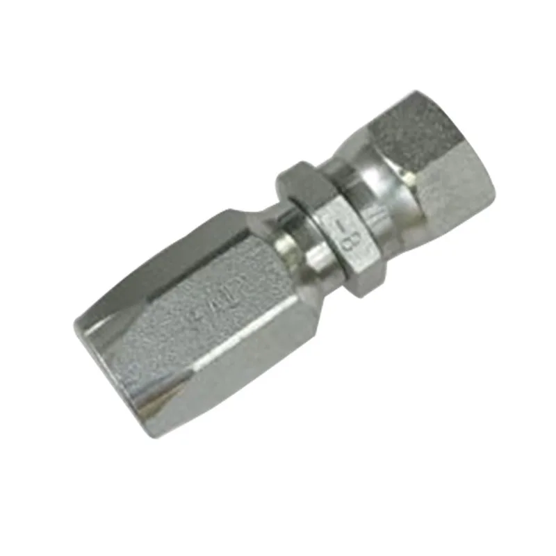
Stainless steelnpt jic bsp male swivel reusable hydraulic fitting with ferrule for sae r5 hose 
