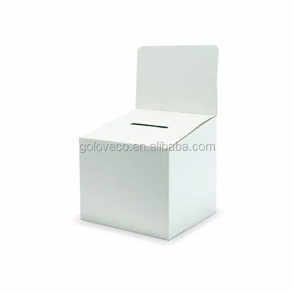 Напольная подставка из гофрированного картона для голосования