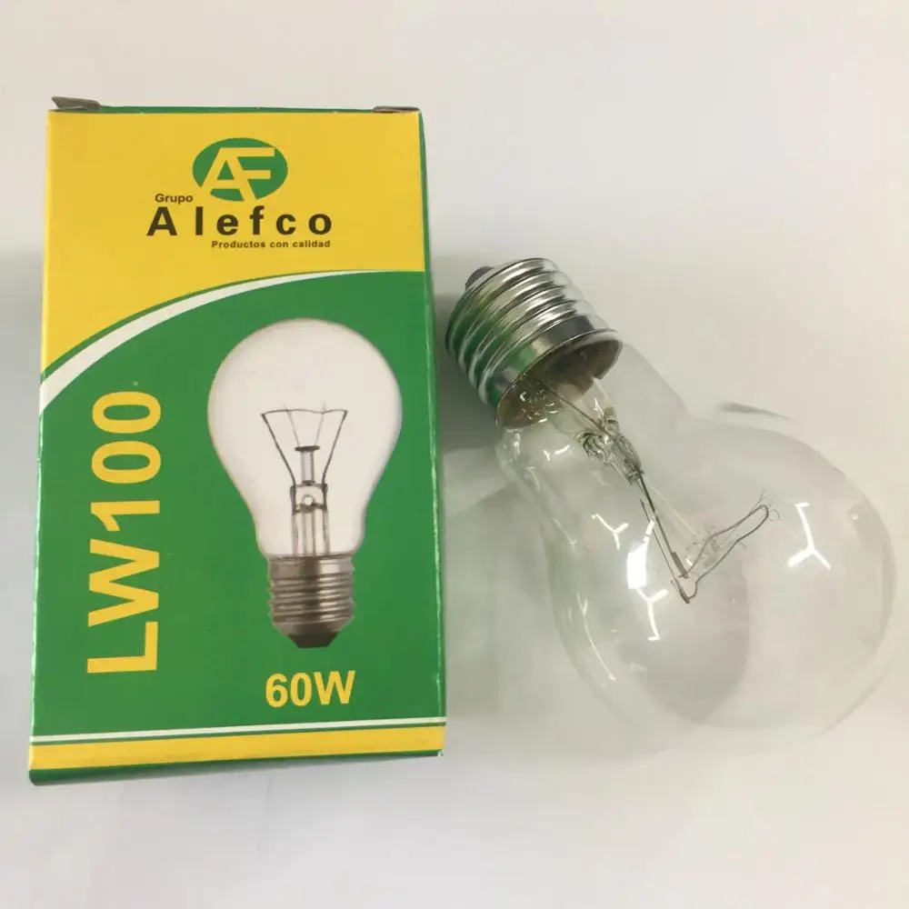 b22 e27 large incandescent light bulb 75w 100w 200w incandescent lights