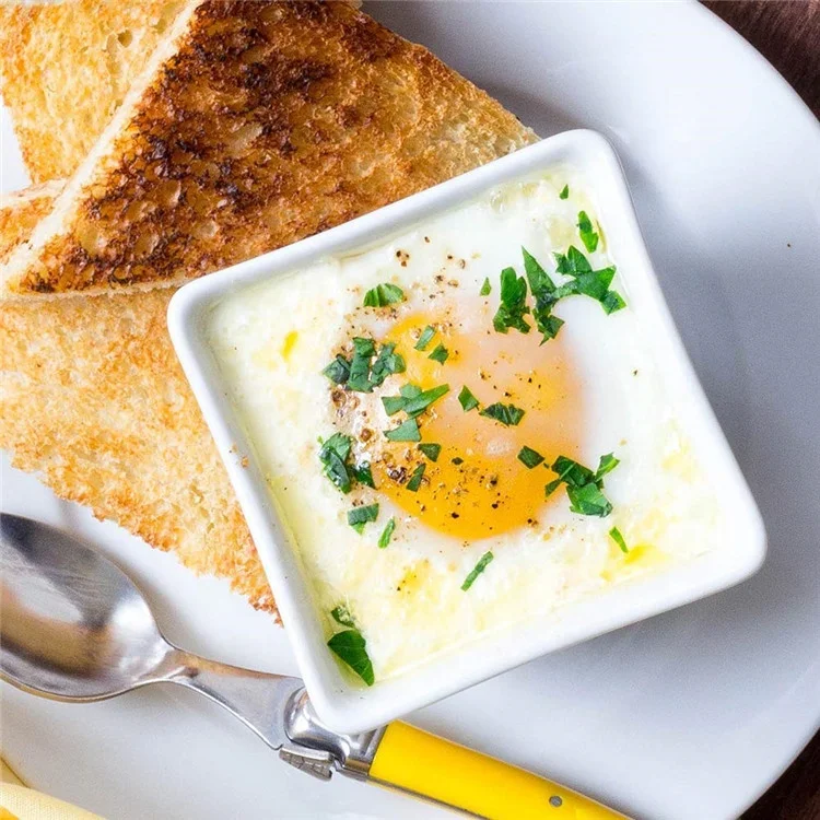 Restaurant used custom white porcelain soy sauce spices dipping dish ceramic serving dishes