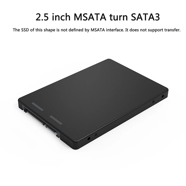 
MSATA to SATA 3 ssd adapter m.2 ssd enclosure 