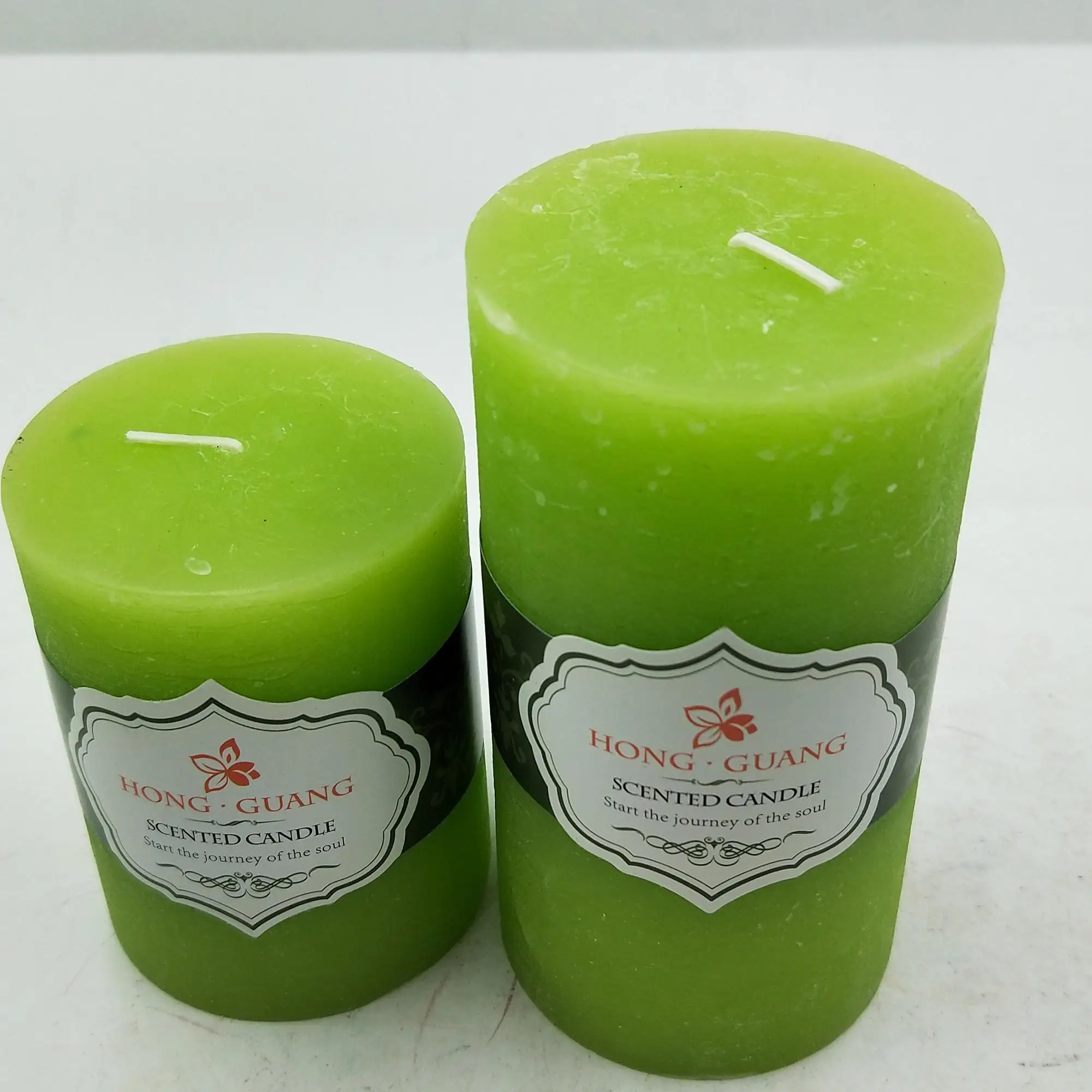 layered pillar candles with chocolate cake,rose,ocean fragrange essential oil