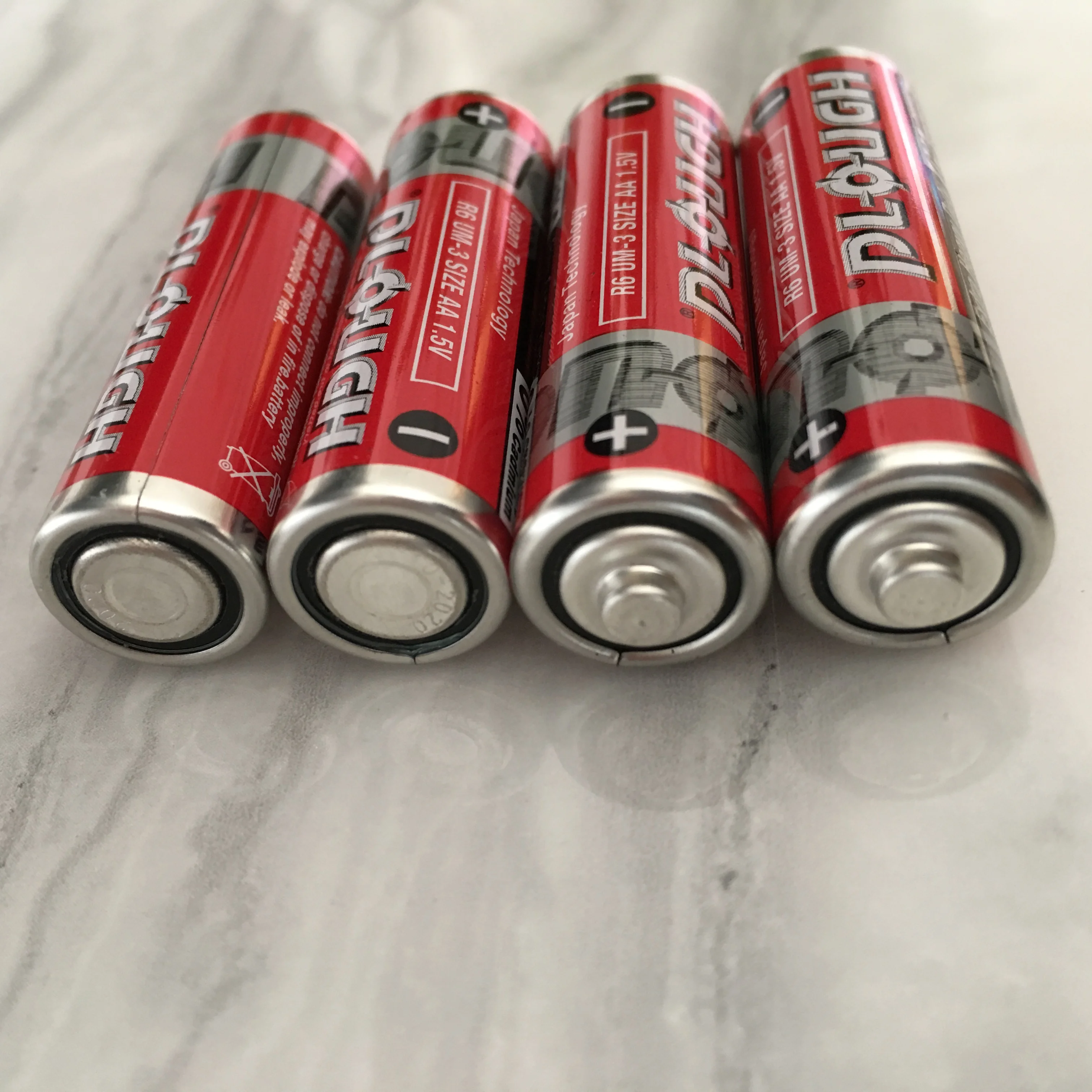 Zinc Carbon Battery AA R6 UM3 Metal Jacket