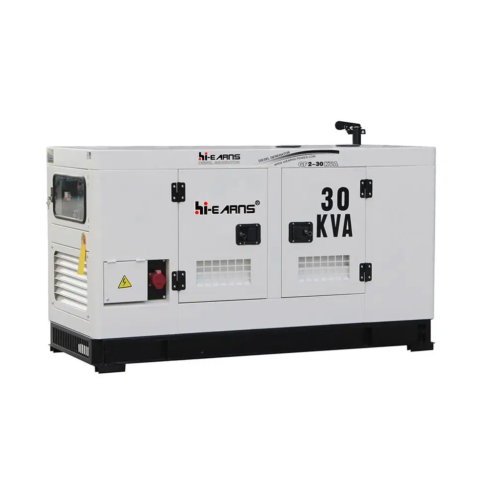 New model 30 KVA 24KW white color emergency power diesel generator price