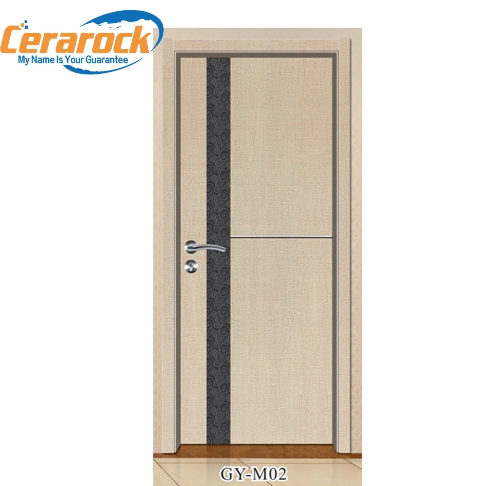 BEST SALA Moden design MDF WOODEN ROOM DOORS COATING PVC