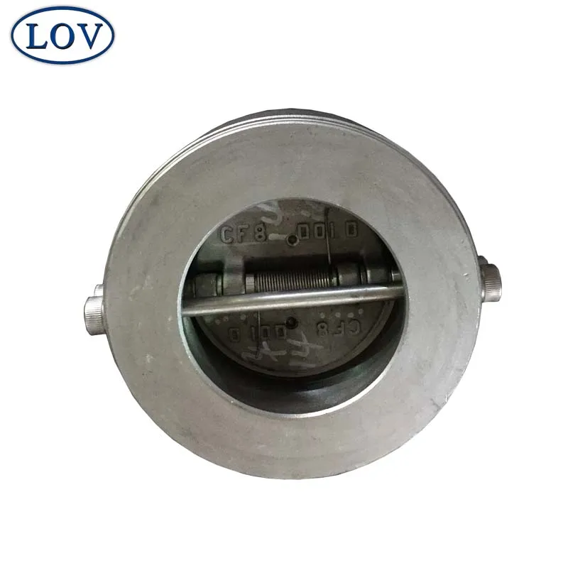
Stainless Steel Wafer Type Silent Non Return Dual Plate Check Valve Lift Duo Check Valve 
